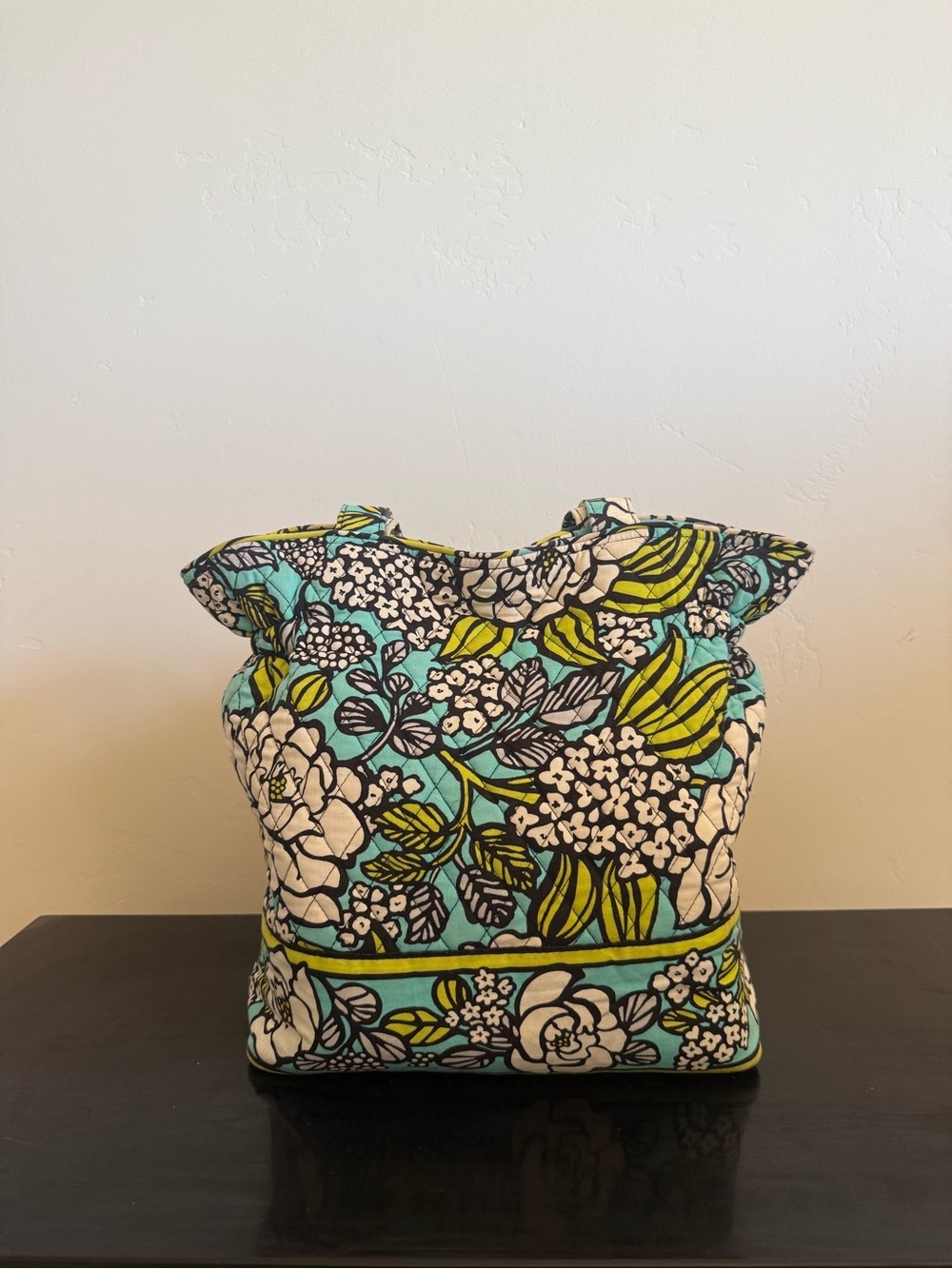 Vera Bradley Quilted Floral Tote Bag